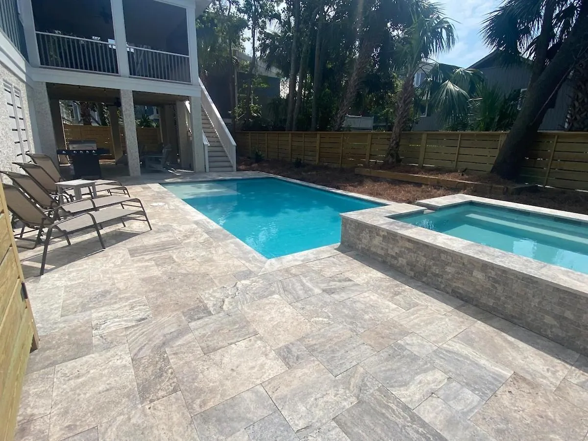 Holiday home 7 Bed 6 And One Half Bath With Private Pool Spa & Private Beach Access Hilton Head Island